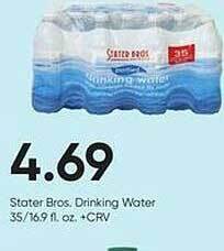 Stater Bros Stater bros drinking water offer