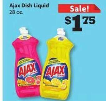 Family Dollar Ajax dish liquid offer