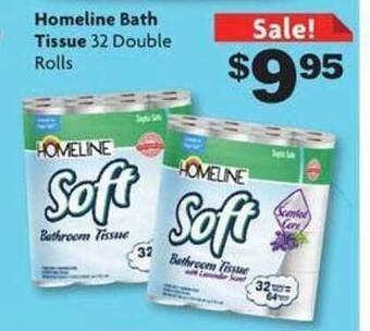 Family Dollar Homeline bath tissue offer
