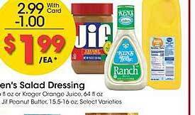 Kroger Ken's salad dressing offer