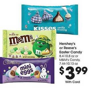 Kroger Hershey's or reese's easter candy offer