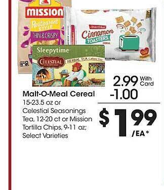 Kroger Malt-o-meal cereal offer