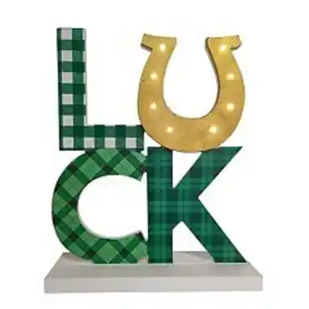 Kohl's Celebrate together™ st. patrick's day luck led sentiment table decor offer
