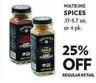Watkins spices