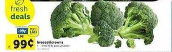 Weis Markets Broccoli crowns offer