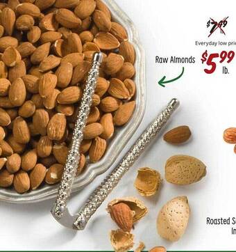 Sprouts Farmers Market Raw almonds offer