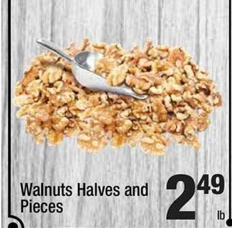 Super King Markets Walnuts halves and pieces offer