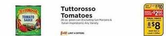 Weis Markets Tuttorosso tomatoes offer
