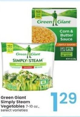 Albertsons Green Giant Simply Steam Vegetables 7-10 oz offer