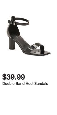 TJ Maxx Double band heel sandals offer