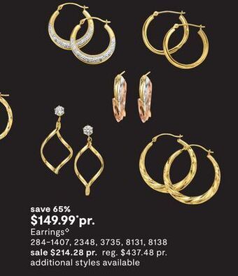 JC Penney Earrings◊ offer
