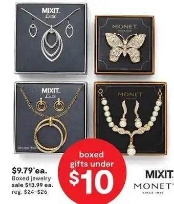 JC Penney Boxed jewelry offer
