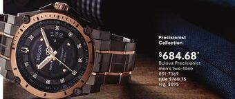 JC Penney Bulova precisionist men's two-tone offer