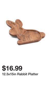 TJ Maxx 12.5x15in rabbit platter offer