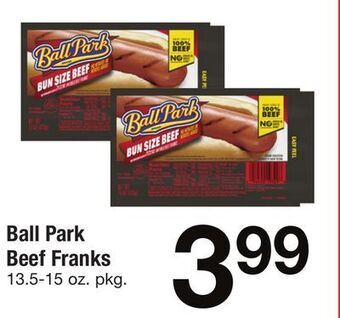 ACME Ball park beef franks offer