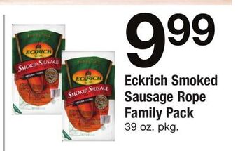 ACME Eckrich smoked sausage rope family pack offer