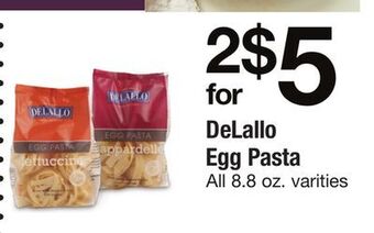 ACME Delallo egg pasta offer