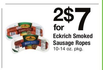 ACME Eckrich smoked sausage ropes offer