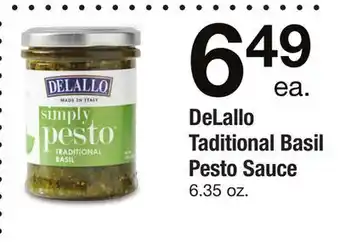 ACME Delallo taditional basil pesto sauce offer