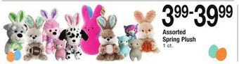 ACME Assorted spring plush offer