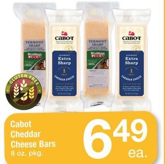 ACME Cabot cheddar cheese bars offer
