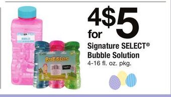 ACME Signature select® bubble solution offer