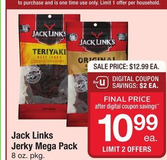 ACME Jack links jerky mega pack offer