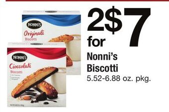 ACME Nonni's biscotti offer