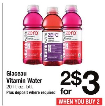 ACME Glaceau vitamin water offer