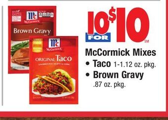 ACME Mccormick mixes offer