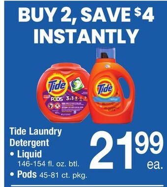 ACME Tide laundry detergent offer