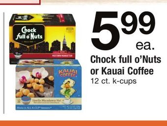 ACME Chock full o'nuts or kauai coffee offer