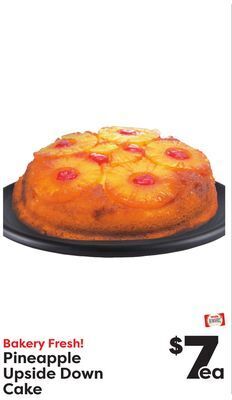 Weis Markets Pineapple upside down cake offer