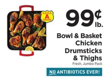 ShopRite Chicken drumsticks & thighs offer