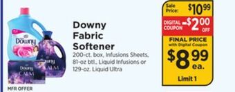 ShopRite Fabric softener offer