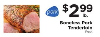 ShopRite Boneless pork tenderloin offer