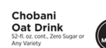 ShopRite Oat drink offer