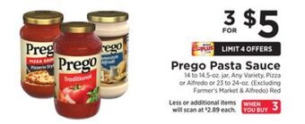 ShopRite Pasta sauce offer