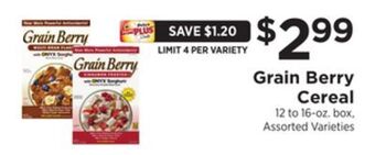 ShopRite Cereal offer