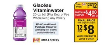ShopRite Vitaminwater offer
