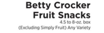 ShopRite Fruit snacks offer