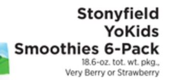 ShopRite Yokids smoothies 6-pack offer