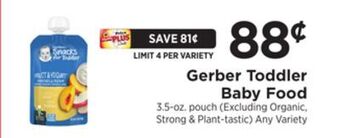 ShopRite Toddler baby food offer