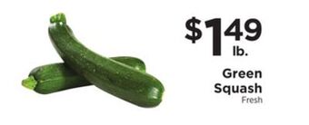ShopRite Green squash offer