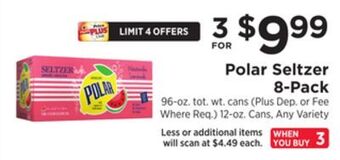 ShopRite Seltzer 8-pack offer