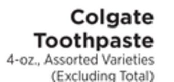 ShopRite Toothpaste offer