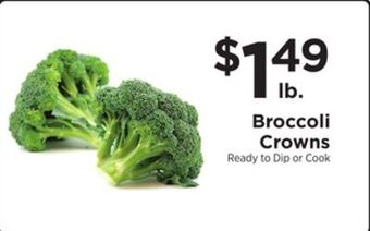 ShopRite Broccoli crowns offer