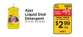 ShopRite Liquid dish detergent offer