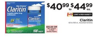 ShopRite Claritin offer