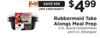 ShopRite Take alongs meal prep offer